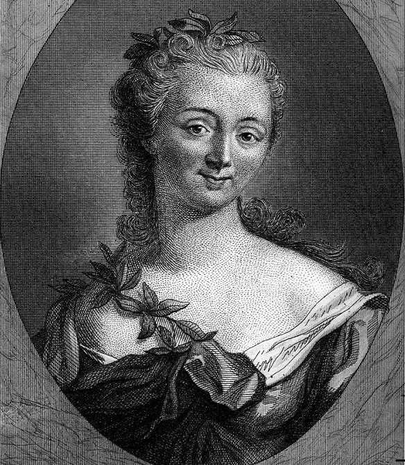 Anne-Marie Du Boccage, Portrait, dans Charles Devrits, <i>Poètes normands</i>, 1845
