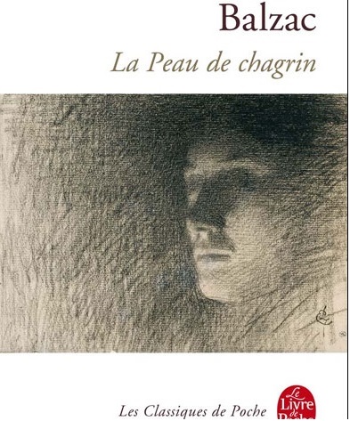 <i>La Peau de chagrin</i>, couverture, Le livre de poche.