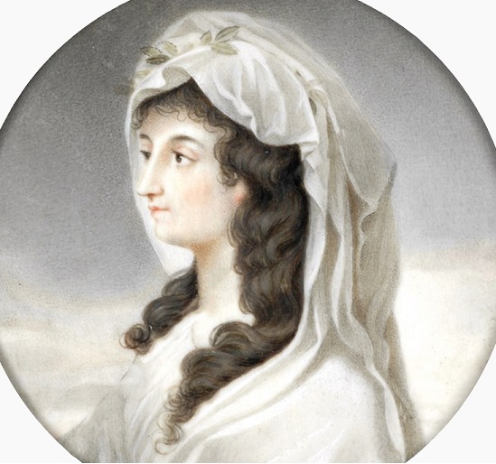 Portrait en médaillon de Fanny de Beauharnais