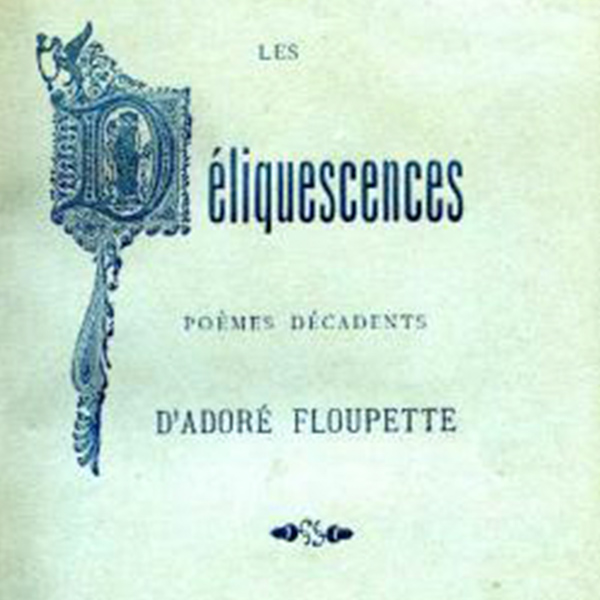 Les Déliquescences, couverture 1885