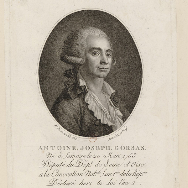 Antoine-Joseph Gorsas, Estampe