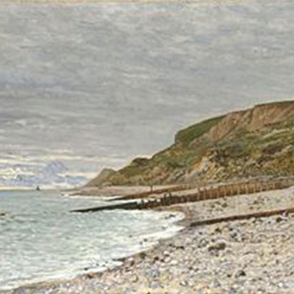 Claude Monet, La pointe de la Hève, Sainte-Adresse, 1864, huile sur toile