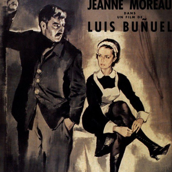 Affiche du film Le Journal d’une femme de chambre de Louis Bunuel, 1964