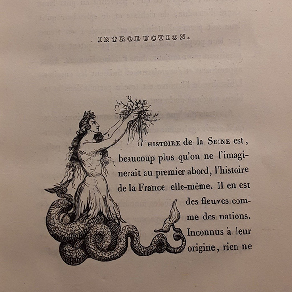 Nodier, La Seine et ses bords, gravure.