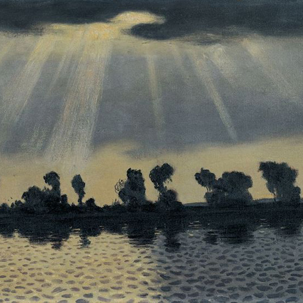 F. Valloton, La Seine près des Andelys, 1916
